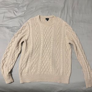JCREW Cable Knit Sweater - Size L